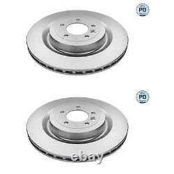 2X MEYLE Disques de Frein 365mm Arrière Pour Land Rover Defender Discovery