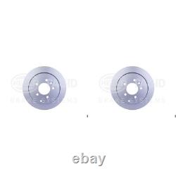 2x HELLA Pagid Disques Ø325mm Arrière Convient pour Land Rover Discovery