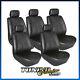 5x Premium Cuir / Simili Housse Longue Couverture Voiture Siège pour Van Bus #
