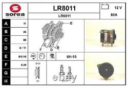Alternateur SNRA LR8011 LAND ROVER DISCOVERY I/ROVER RANGE ROVER I/ROVER RANGE