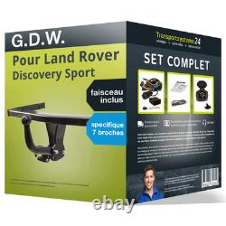 Attelage pour Land Rover Discovery Sport 02.20- col de cygne + Faisceau s. 7 br