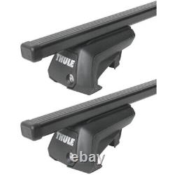 Barres de toit Land Rover Discovery (-12/98) Thule SquareBar Acier