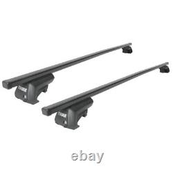 Barres de toit Land Rover Discovery (-12/98) Thule SquareBar Acier