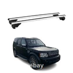 Barres de toit Transversales pour Land Rover Discovery 2004-2009 Alu Argent