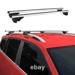 Barres de toit Transversales pour Land Rover Discovery 2004-2009 Alu Argent