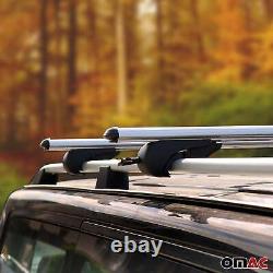Barres de toit Transversales pour Land Rover Discovery 2004-2009 Alu Argent