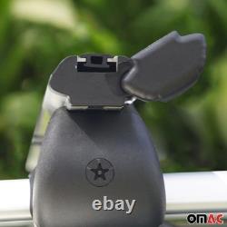 Barres de toit Transversales pour Land Rover Discovery 2004-2009 Alu Argent