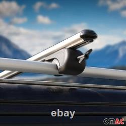 Barres de toit Transversales pour Land Rover Discovery 2004-2009 Alu Argent