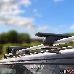 Barres de toit Transversales pour Land Rover Discovery 2004-2009 Aluminium Noir