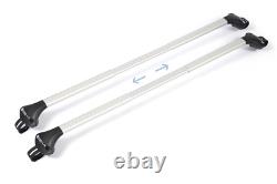 Barres de toit pour Land Rover Discovery III SUV 2004-2009 avec rails ouvertes