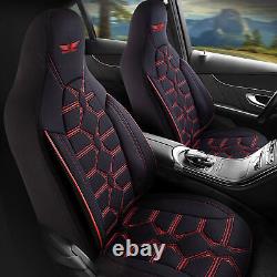 Car Seat Covers Convient pour Land Rover Discovery en Noir Rouge Pilot 2.2