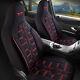 Car Seat Covers Convient pour Land Rover Discovery en Noir Rouge Pilot 2.2