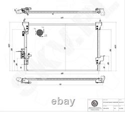 Condenseur De Climatisation Pour LAND ROVER Discovery II JRB100790 JRB100840