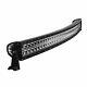 Curved 50'' 288W Spot+Flood Combo LED Light Bar Off-road Driving JEEP SUV 4WD
