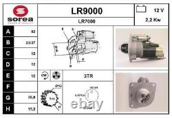 Démarreur SNRA LR9000 LAND ROVER DISCOVERY I/ROVER DEFENDER Cabrio/ROVER DEFEN