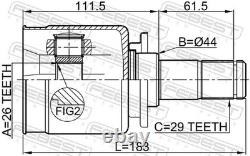 FEBEST Kit pour D'Arbre D'Entraînement Avant Gauche Land Rover Discovery IV L319 FEBEST Kit pour D'Arbre D'Entraînement Avant Gauche Land Rover Discovery IV L319
