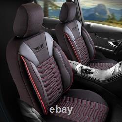 Housses De Siège Compatibles Avec Land Rover Discovery En Ruby Noir Complet