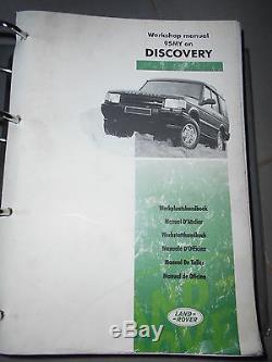 Land Rover DISCOVERY depuis 1995 manuel d'atelier réparation