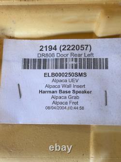 Land Rover Discovery 2 99-04 Arrière Gauche Porte Panneau W. Bord Côté Alpaga