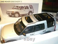 Land Rover Discovery 3 2005 1/18 Auto Art Argent Neuf Boite 74801