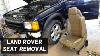 Land Rover Discovery Front Seat Removal Replacement
