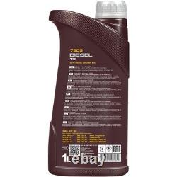Mahle Inspection Set 8 L mannol Diesel Tdi 5W-30 pour Land Rover Discovery + IV
