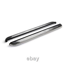 Marchepieds Compatible Avec Land Rover Discovery À Partir De 05/2017 MYDO Chromé