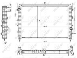 NRF Radiateur Refroidissement Moteur Convient pour Land Rover Discovery 53197
