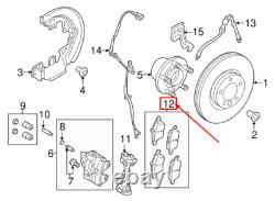 Plaquettes de frein avant LAND ROVER DISCOVERY SPORT L550 LR160435 NEUF ORIGINE