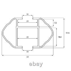 Porte-Bagage pour Land Rover Discovery V type 462 Menabo Pick-Up Barre de toit