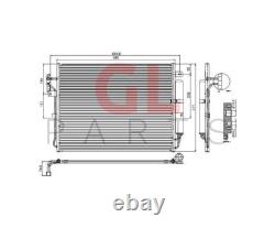 Pour Land Rover Discovery 09-16 Air Condenser A/c Radiator Jrb500040