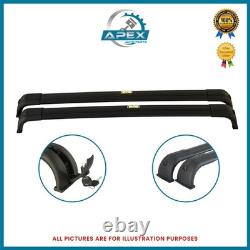 Pour Land Rover Discovery 3 & 4 L319 Cross Barres Toit Rail Rack Antivol Serrure