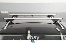 Pour Land Rover Discovery II SUV 98-05 Barres de Toit longitudinales ouvertes