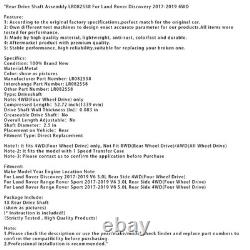 Rear Drive Shaft Assembly LR082558 Pour Land Rover Discovery 2017-2019 4WD